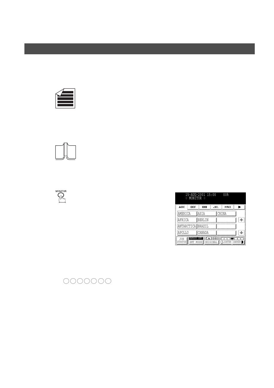 On-hook dialling, Basic operations, Sending documents | Panasonic DP-2500/3000 User Manual | Page 60 / 187