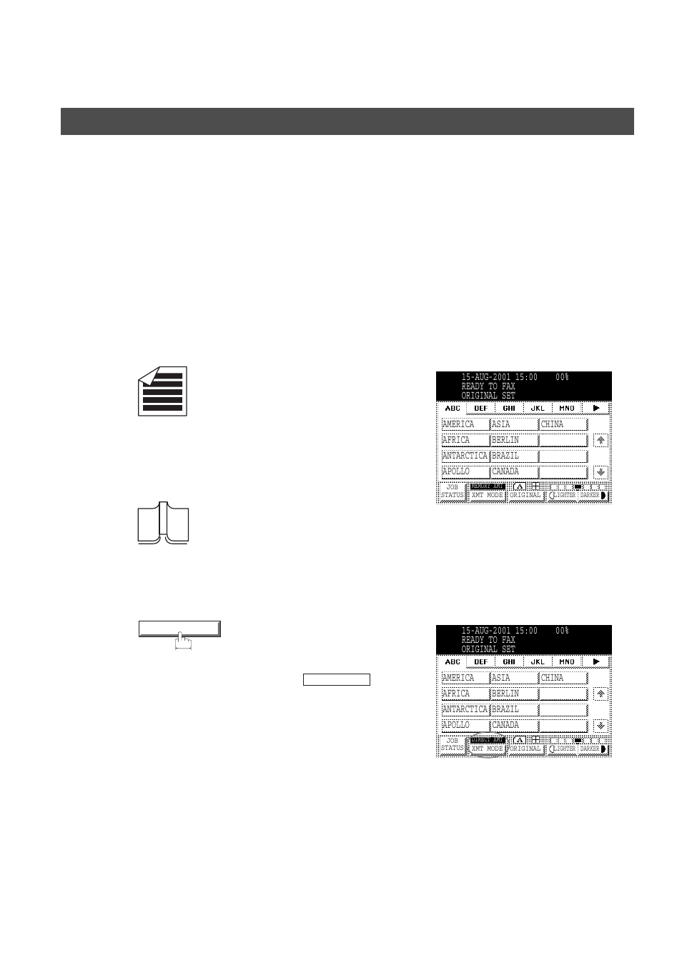 Basic operations, Sending documents | Panasonic DP-2500/3000 User Manual | Page 64 / 187