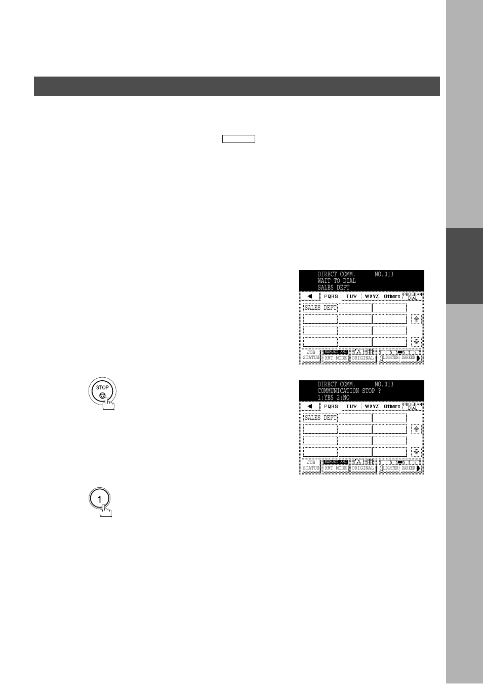 Basic operations, Sending documents | Panasonic DP-2500/3000 User Manual | Page 65 / 187