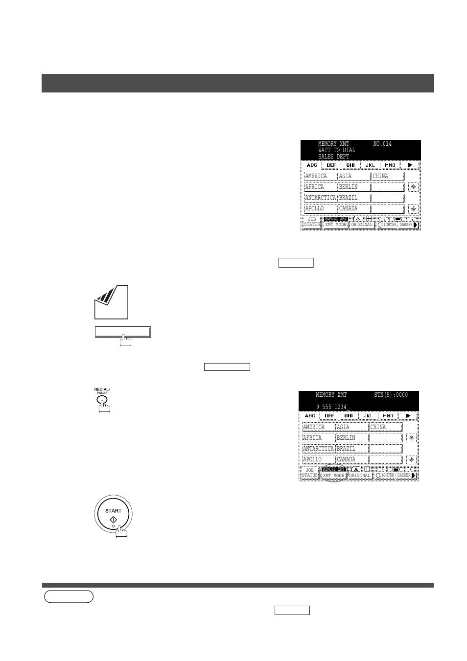 Redialling, Automatic redialling, Manual redialling | Basic operations, Sending documents | Panasonic DP-2500/3000 User Manual | Page 66 / 187