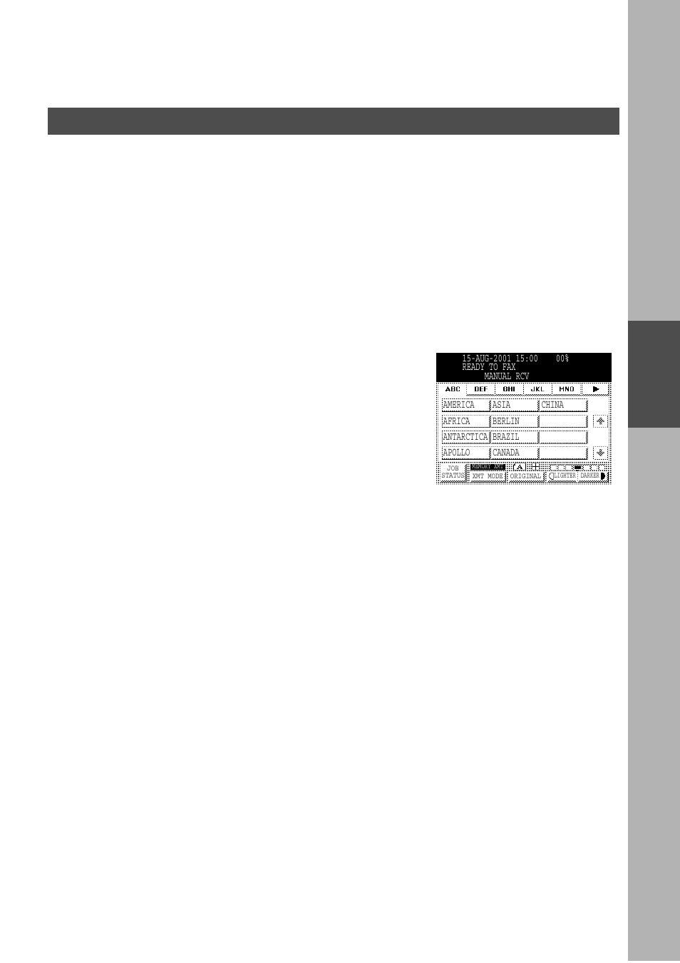 Receiving documents, Automatic reception, Manual reception | Basic operations | Panasonic DP-2500/3000 User Manual | Page 67 / 187