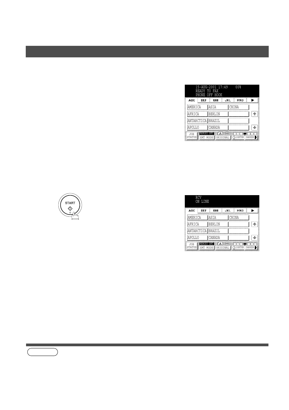 Basic operations, Receiving documents | Panasonic DP-2500/3000 User Manual | Page 68 / 187