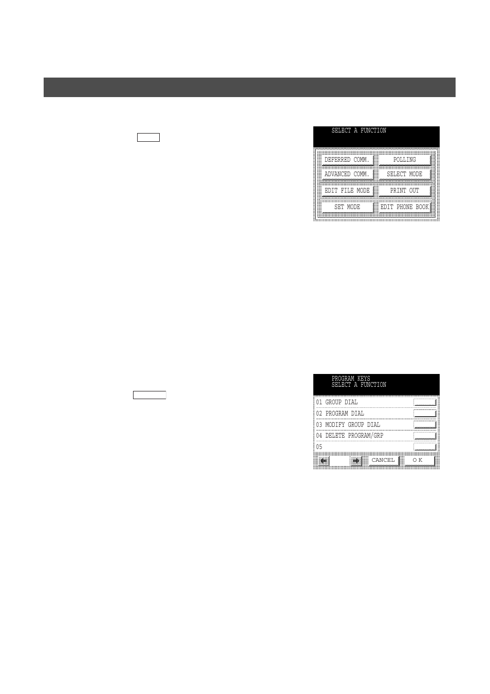 Advanced features, Program keys | Panasonic DP-2500/3000 User Manual | Page 86 / 187