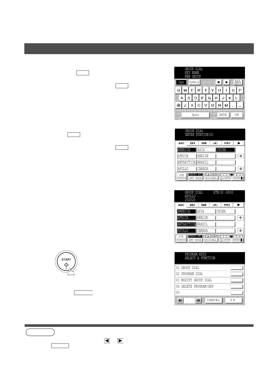 Advanced features, Program keys | Panasonic DP-2500/3000 User Manual | Page 88 / 187