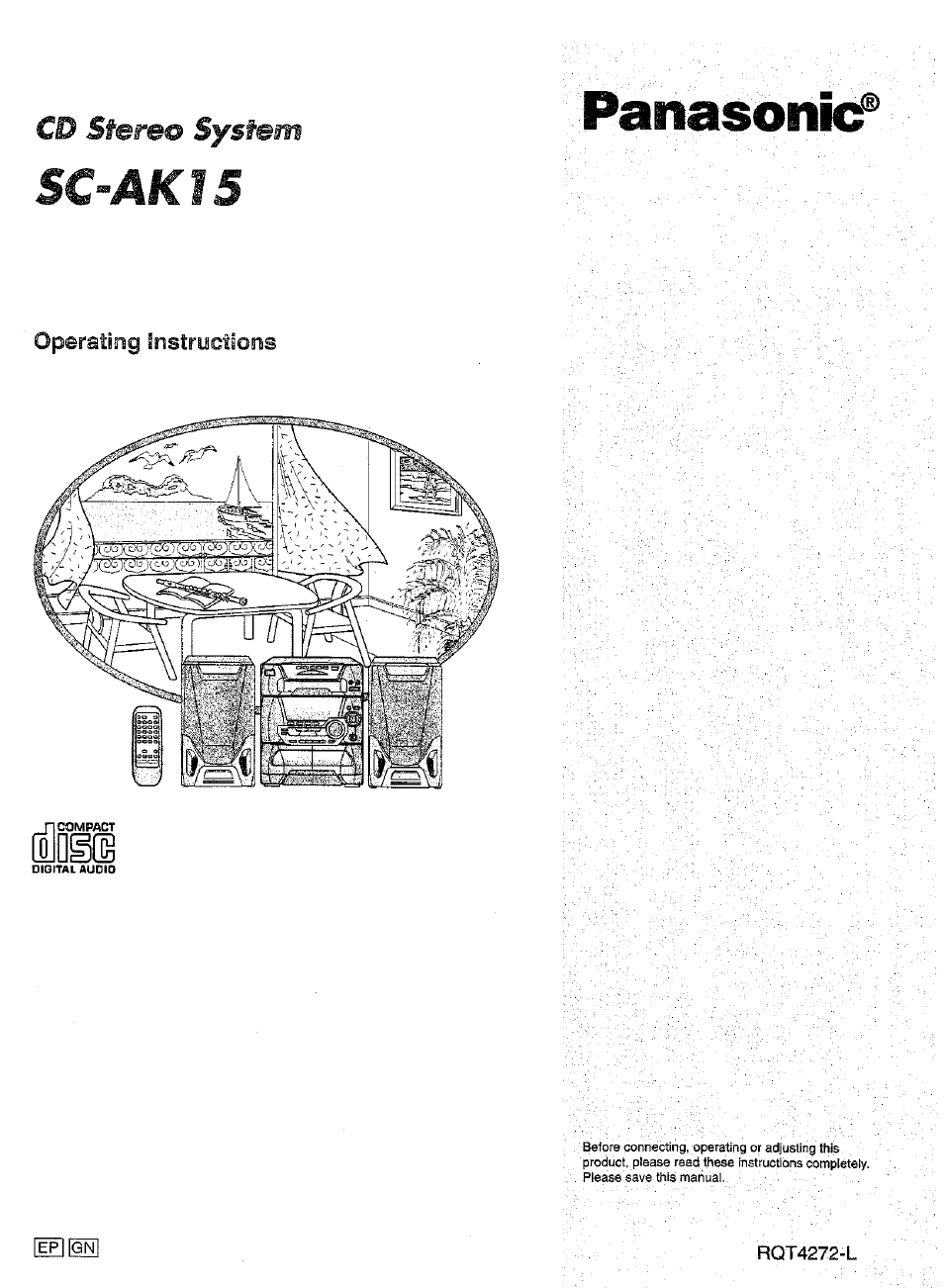 Panasonic SC-AK15 User Manual | 36 pages