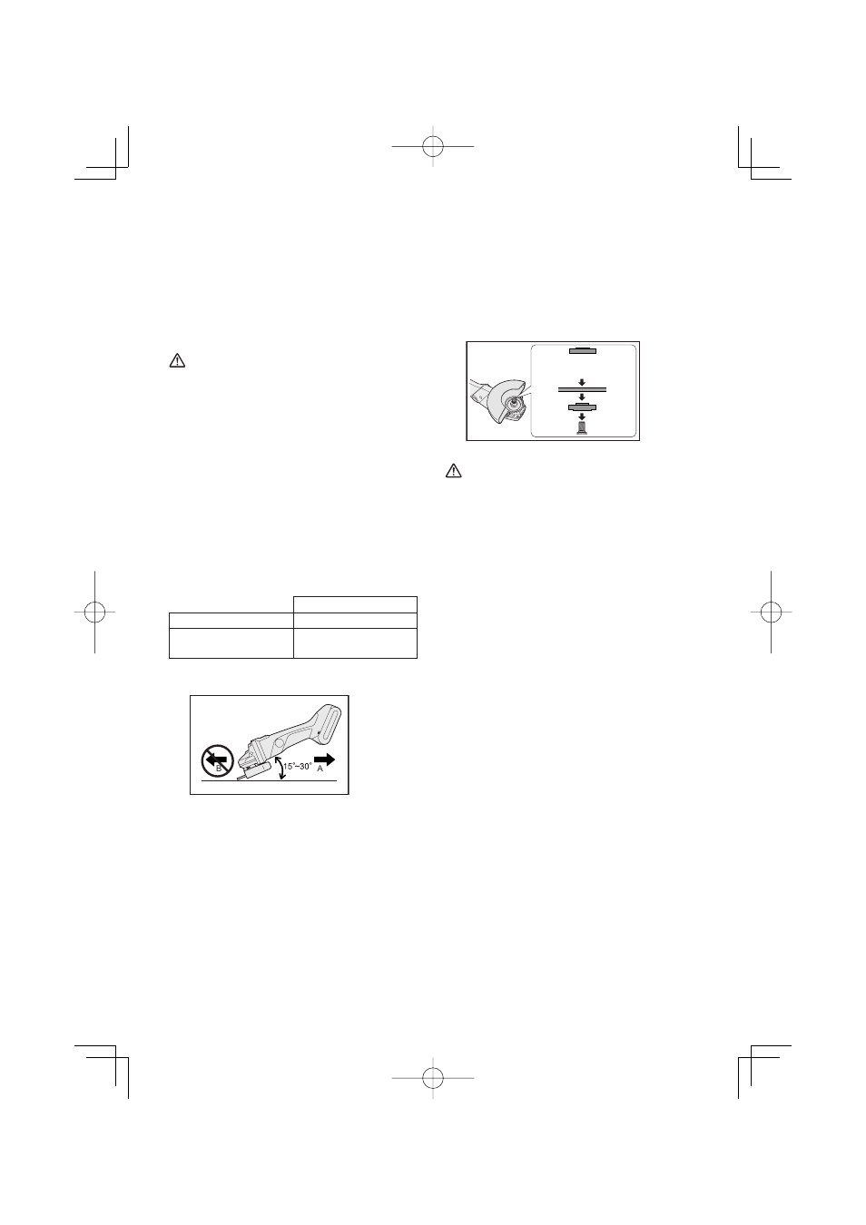 Inspección visual y prueba del disco, Operación de desbastado | Panasonic EY4640 User Manual | Page 52 / 64