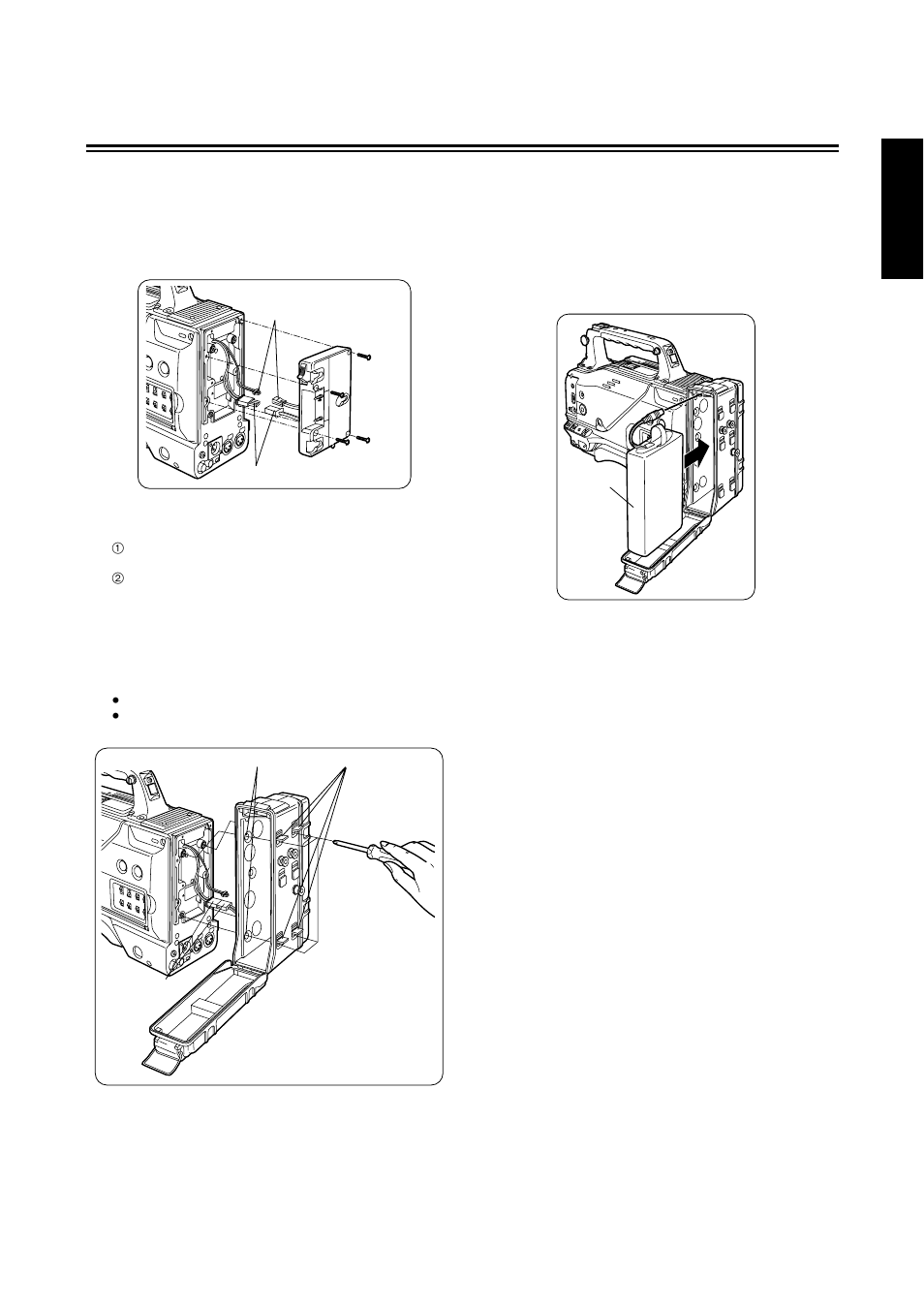 Preparation, English | Panasonic AG-DVC 200E User Manual | Page 11 / 44