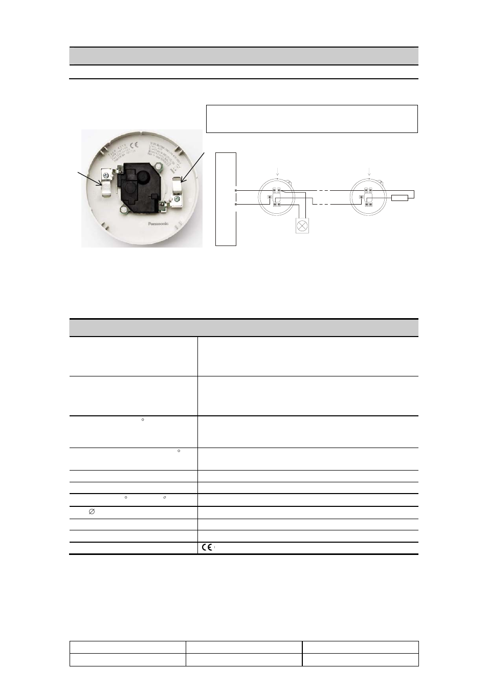4318 combination heat detector | Panasonic 4318 User Manual | Page 2 / 2