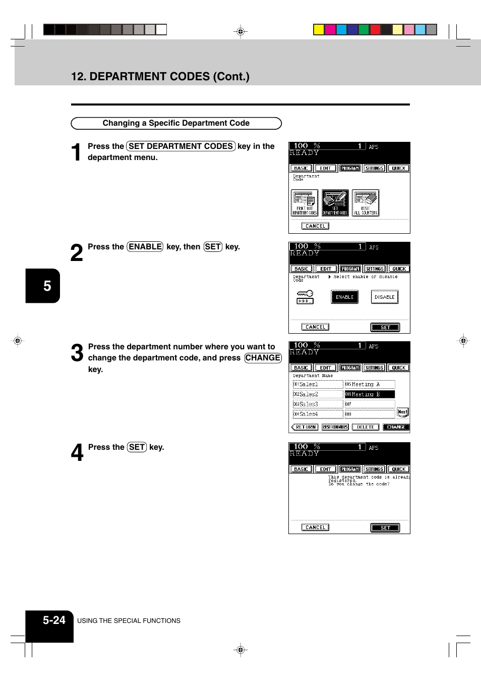 Panasonic DP-6530 User Manual | Page 112 / 172