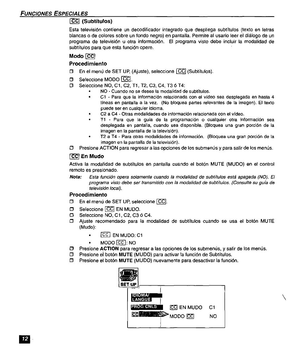 Panasonic SUPERFLAT CT-27SF26 User Manual | Page 32 / 36