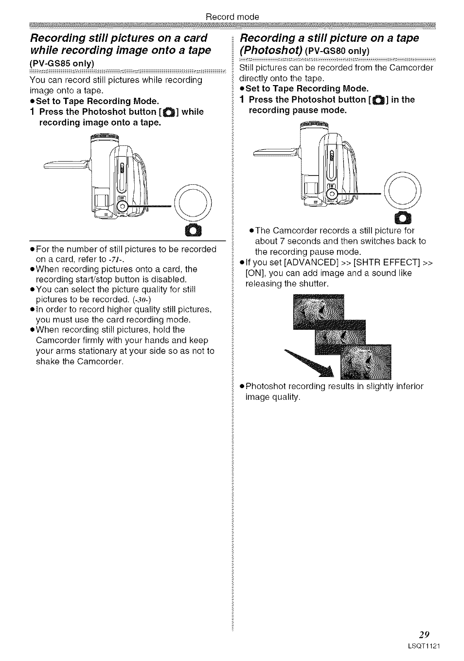 Panasonic PV-GS80 User Manual | Page 29 / 81