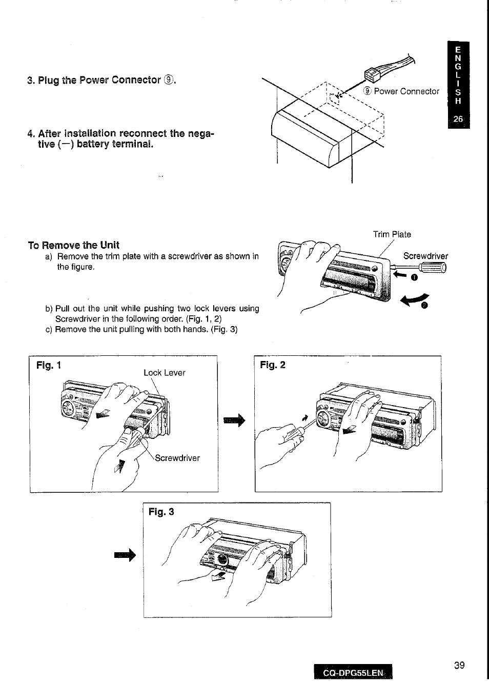 Panasonic cq-dpg55len User Manual | Page 39 / 43