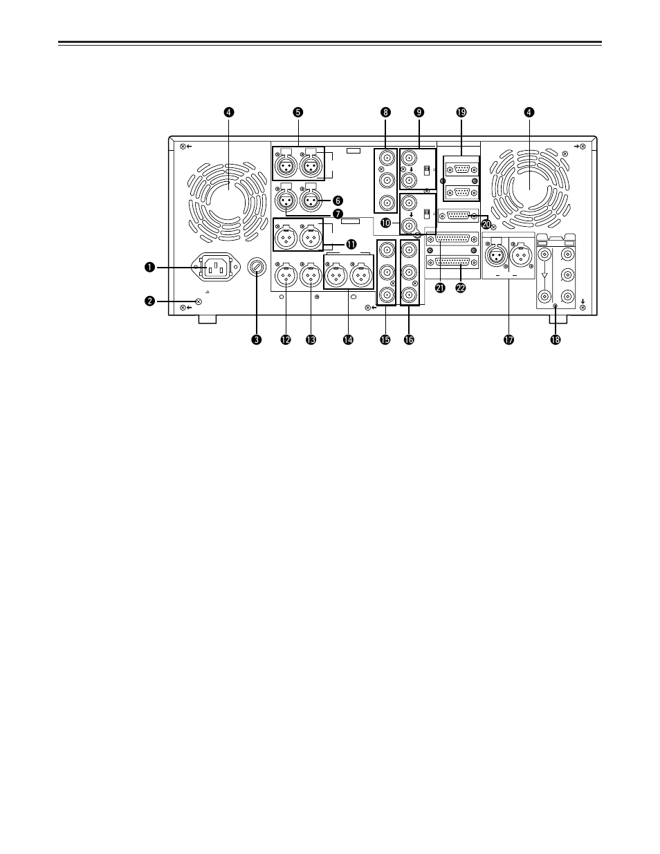 Connector area, Controls and their functions | Panasonic AJ-D850A User Manual | Page 16 / 104