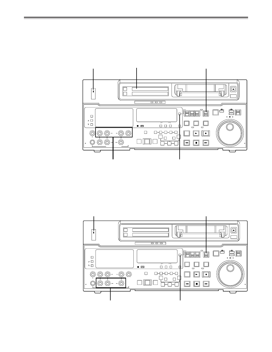 Switch settings and adjustments, Automatic editing, Deck to deck) | When the unit is used as the player, When the unit is used as the recorder | Panasonic AJ-D850A User Manual | Page 32 / 104