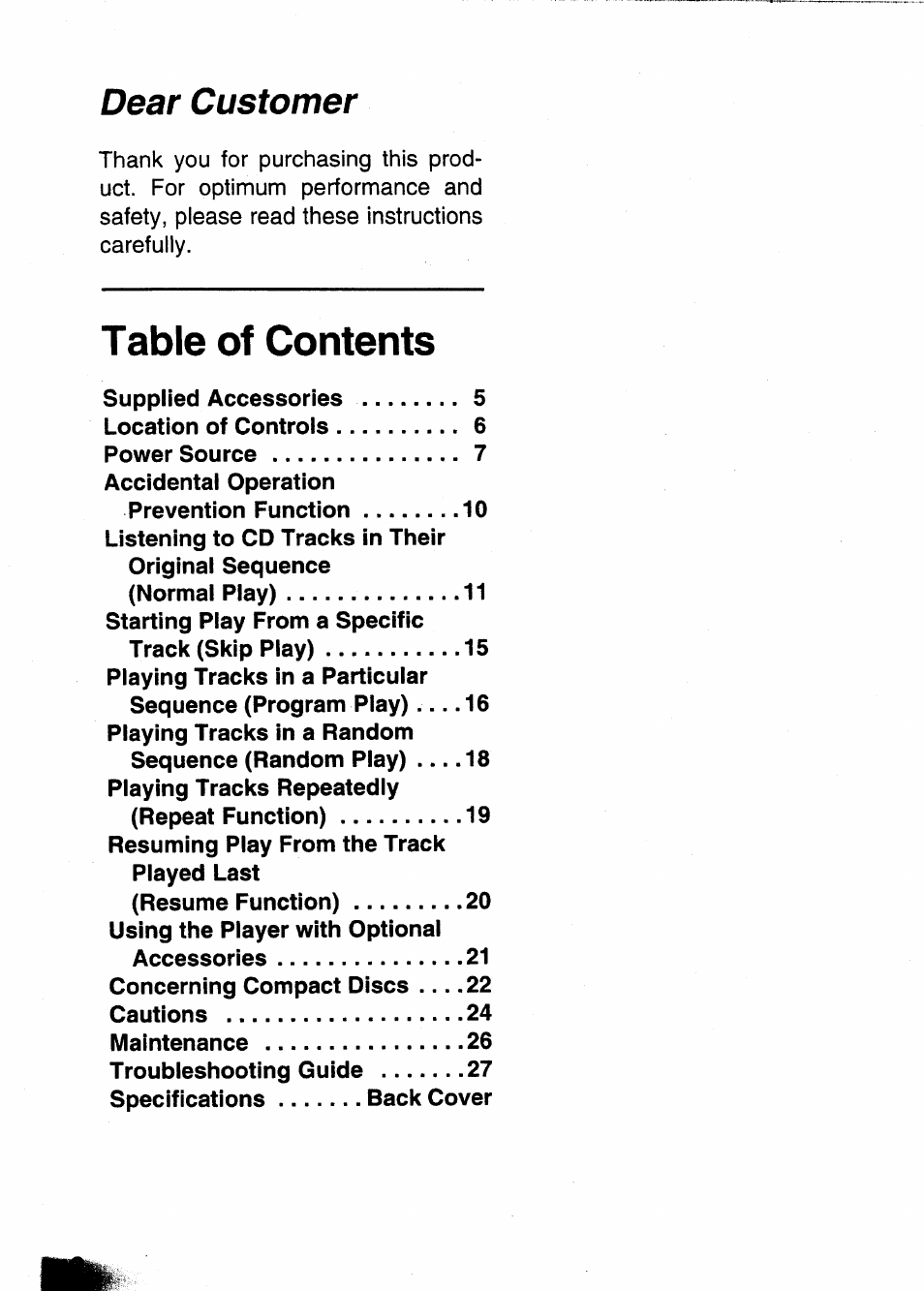 Panasonic SL-XP350 User Manual | Page 2 / 28