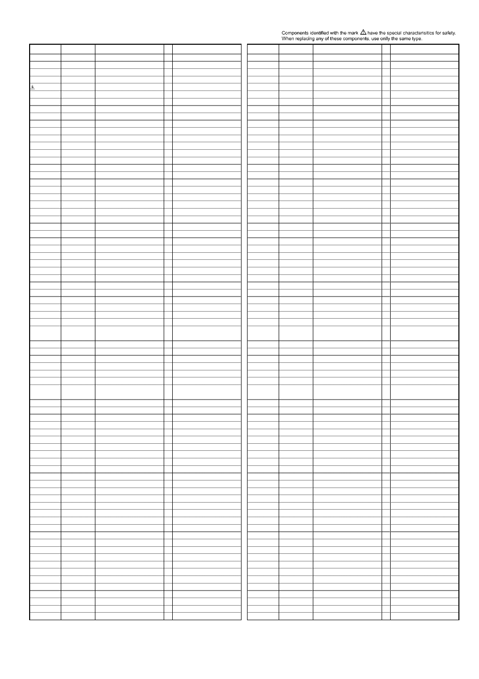 Packing parts assembly | Panasonic AJ-D455 User Manual | Page 22 / 26