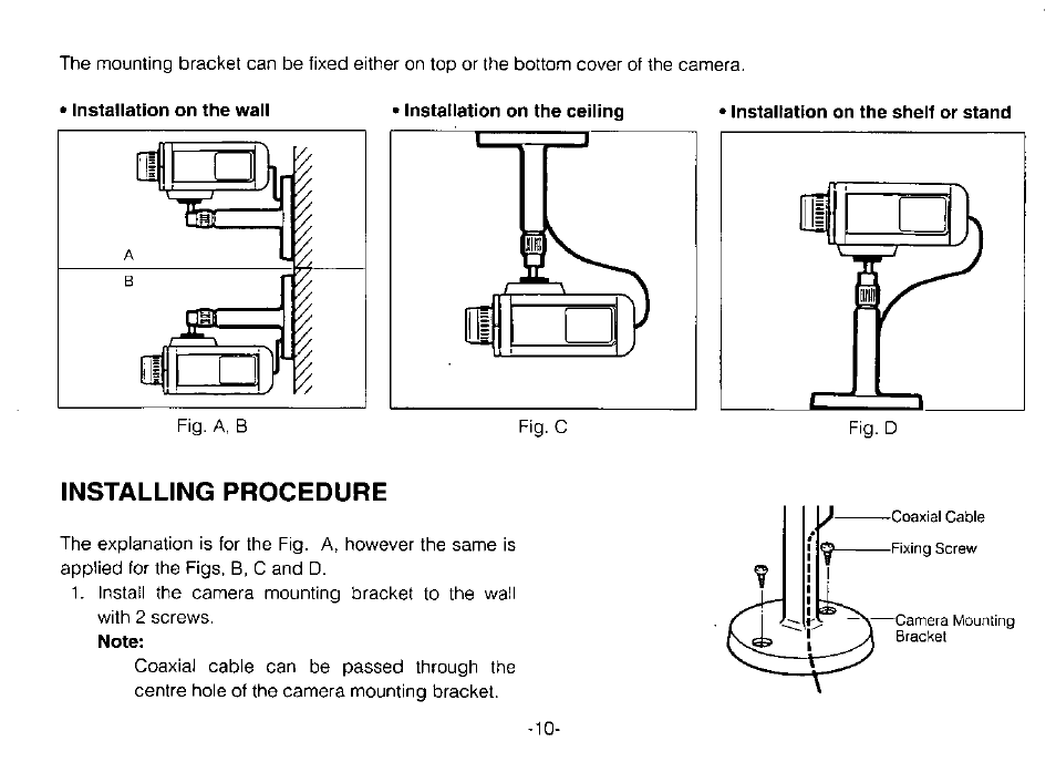 Panasonic WV-BP70 User Manual | Page 12 / 18
