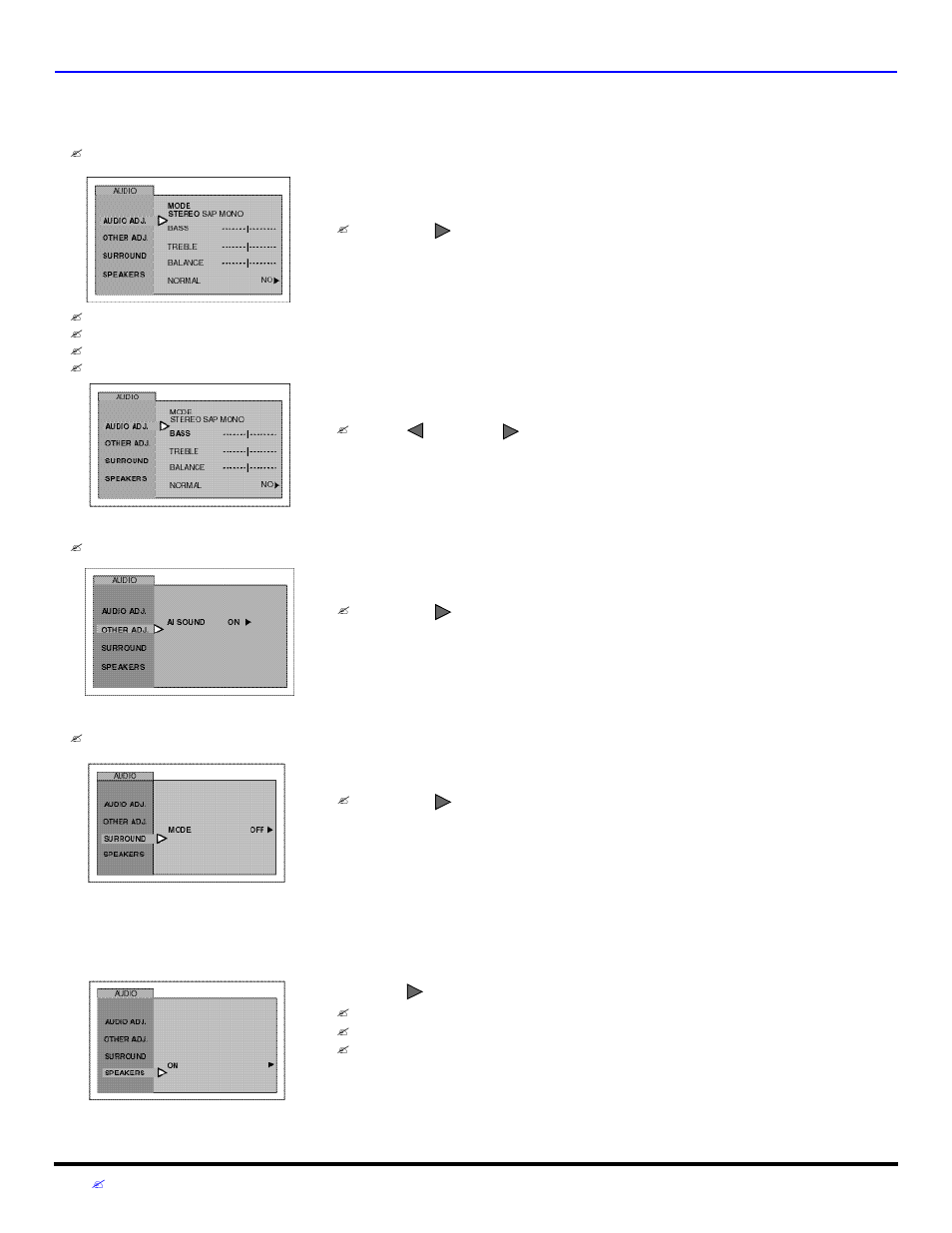 Audio | Panasonic CT 27D32 User Manual | Page 26 / 80
