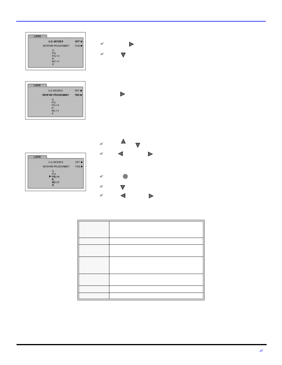 V-chip m | Panasonic CT 27D32 User Manual | Page 31 / 80
