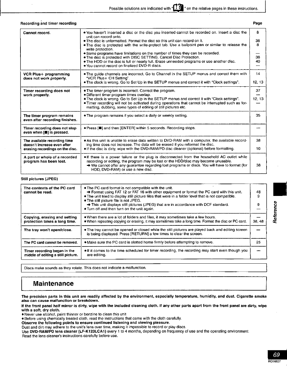 Panasonic DMR-T3040 User Manual | Page 69 / 72