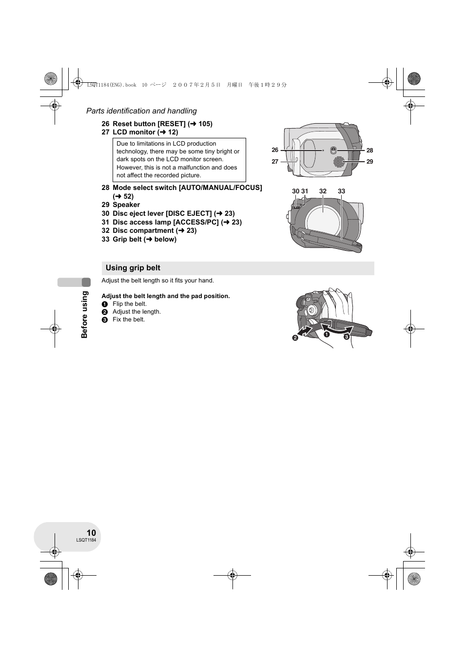 Panasonic VDR-D160GN User Manual | Page 10 / 116