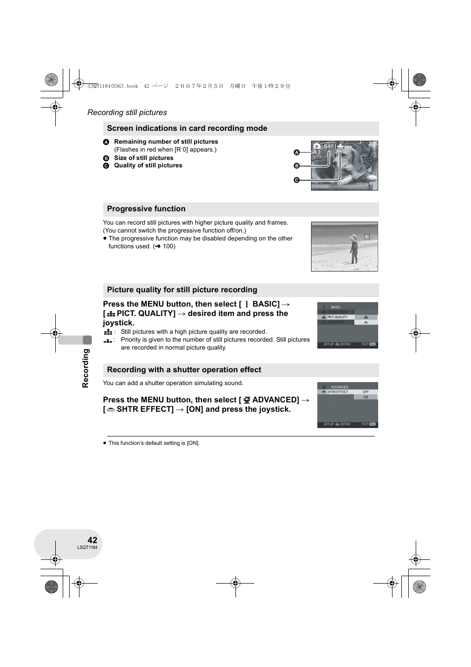 Panasonic VDR-D160GN User Manual | Page 42 / 116