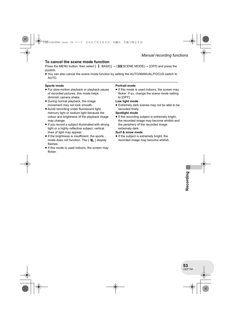 Panasonic VDR-D160GN User Manual | Page 53 / 116