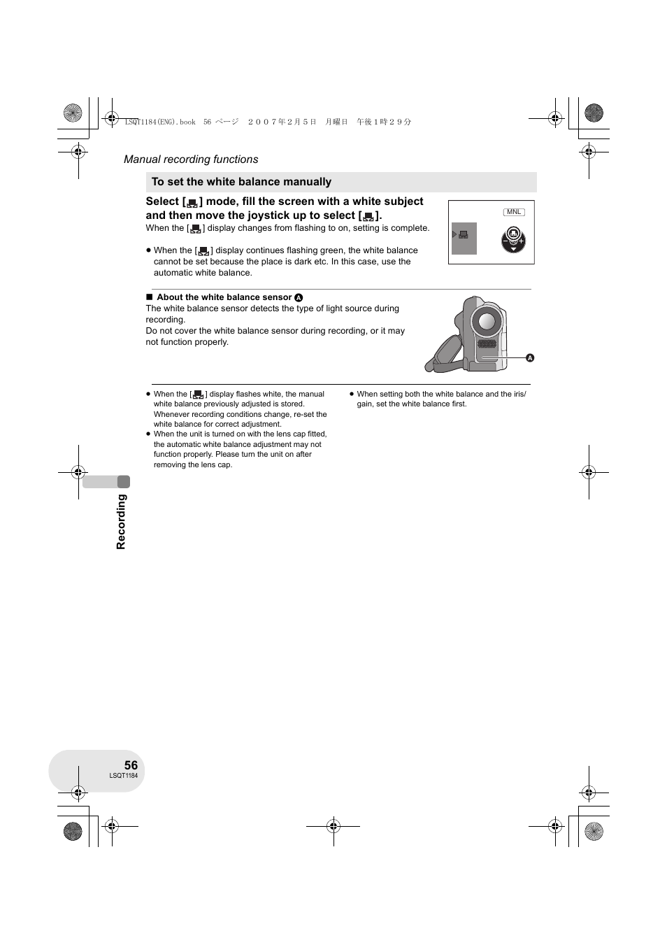 Panasonic VDR-D160GN User Manual | Page 56 / 116