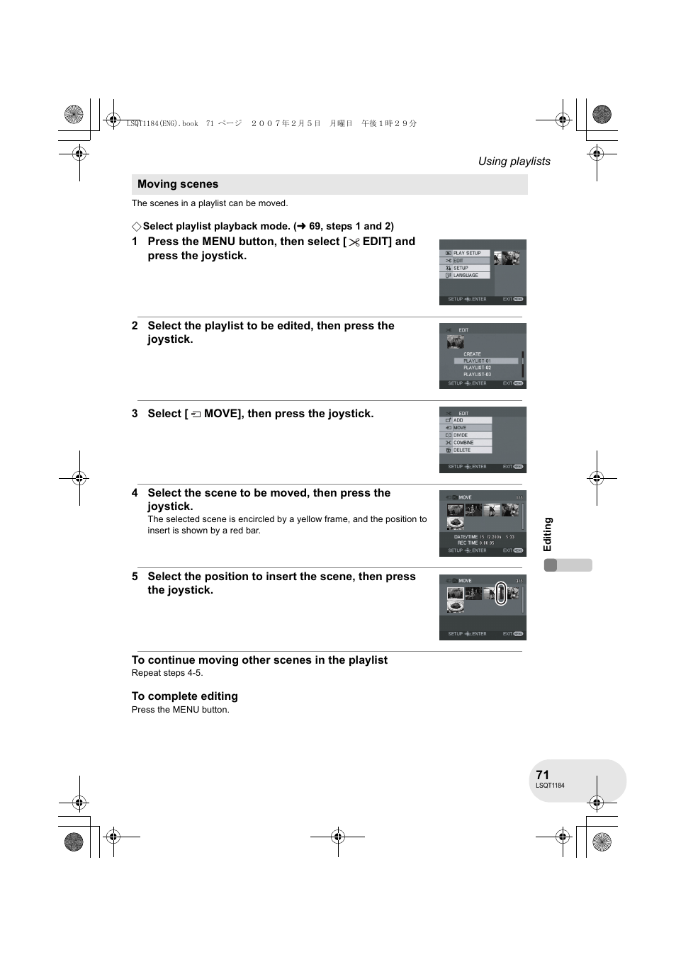 Panasonic VDR-D160GN User Manual | Page 71 / 116