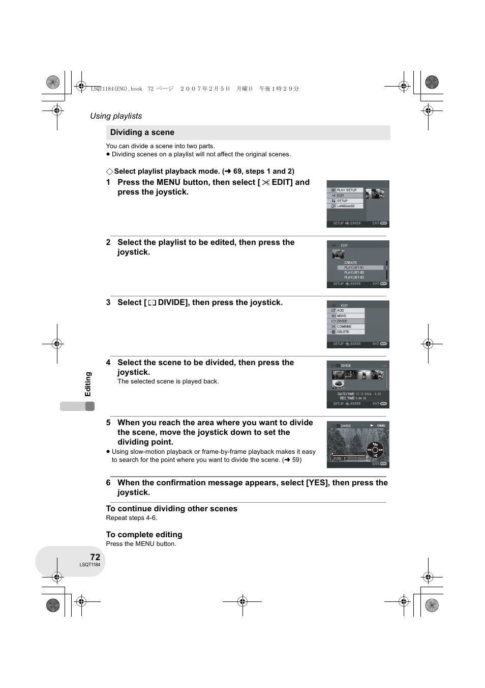 Panasonic VDR-D160GN User Manual | Page 72 / 116