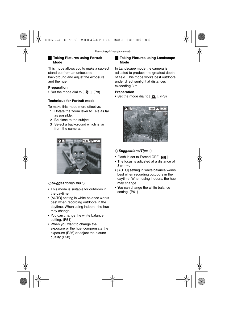 Panasonic DMC-LC50GN User Manual | Page 47 / 100