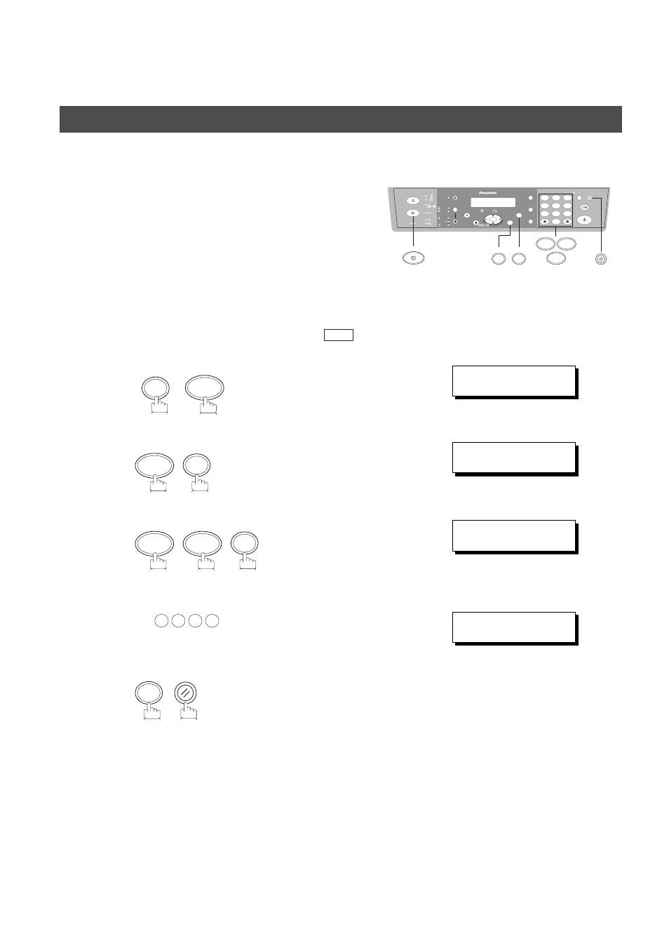Receive to memory, Setting the rcv to memory password, Advanced features | Panasonic DP-150FX User Manual | Page 66 / 112