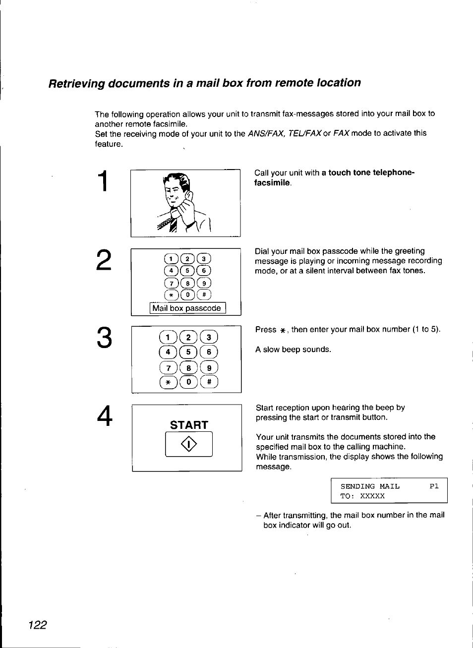 Panasonic KX-F3100 User Manual | Page 124 / 248