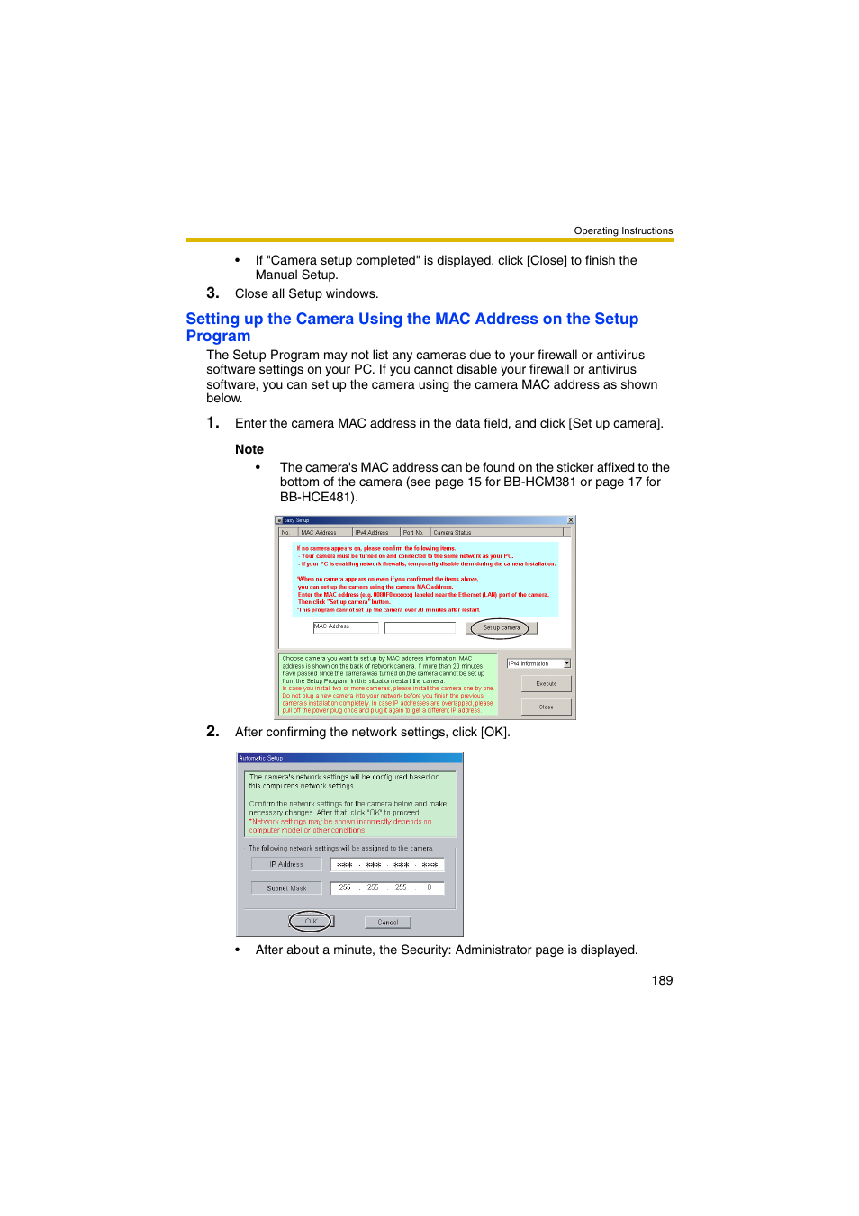 Panasonic BB-HCM381 User Manual | Page 189 / 204