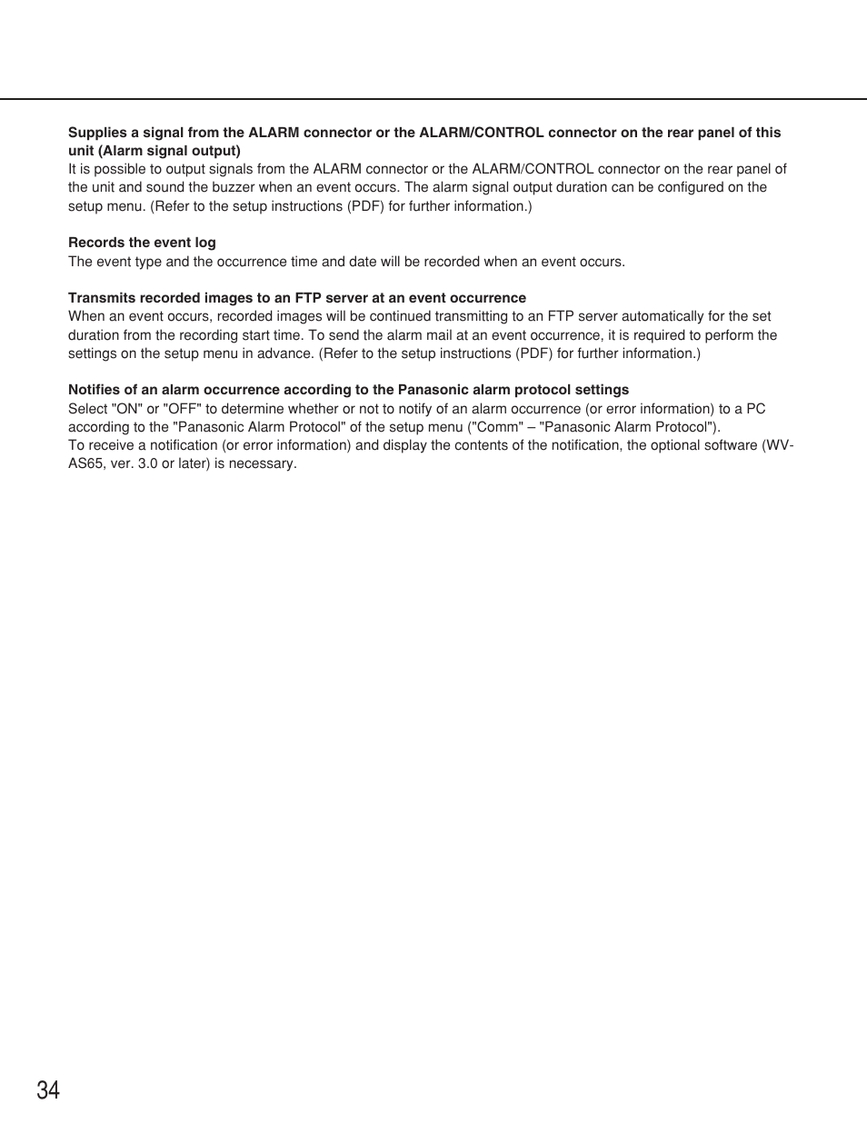 Panasonic WJ-ND200 User Manual | Page 34 / 69