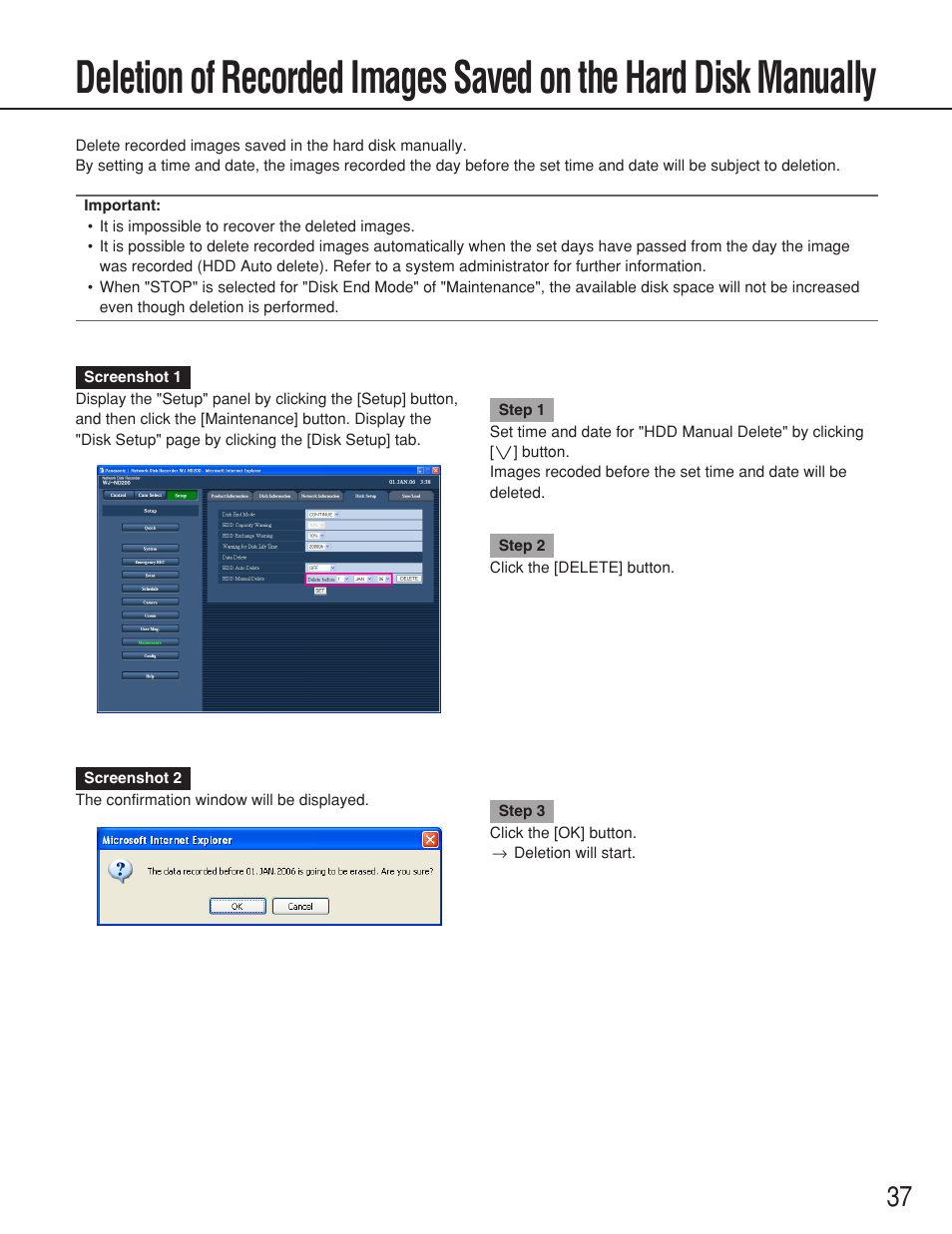 Panasonic WJ-ND200 User Manual | Page 37 / 69