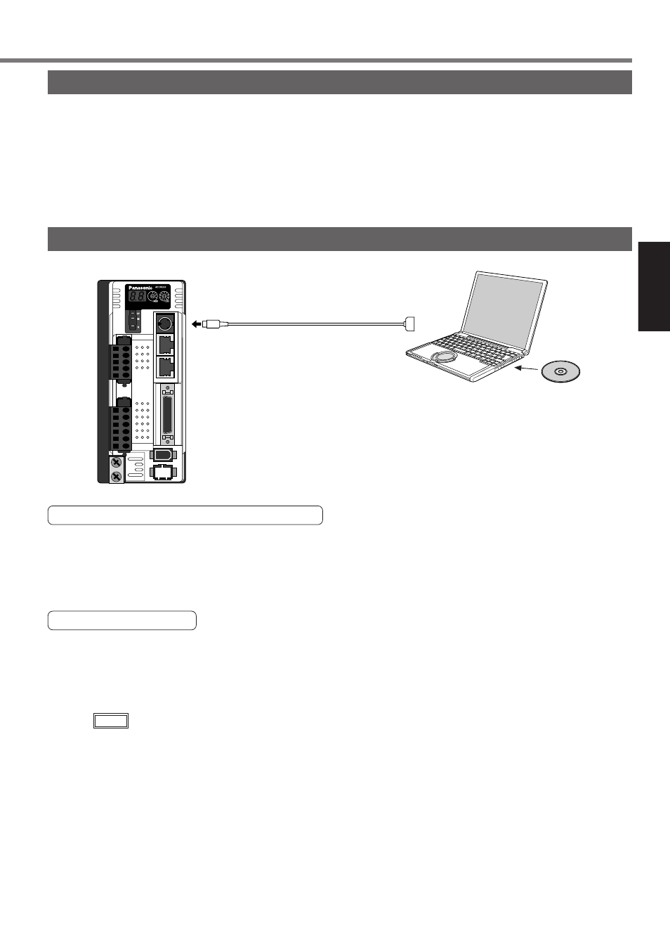 Outline of setup support software, "panatermr, Outline of panatermr, How to connect | Outline of setup support software, "panaterm, Setting, Outline of panaterm, Install the "panaterm, Procedure of install | Panasonic MINAS A4P Series User Manual | Page 103 / 232