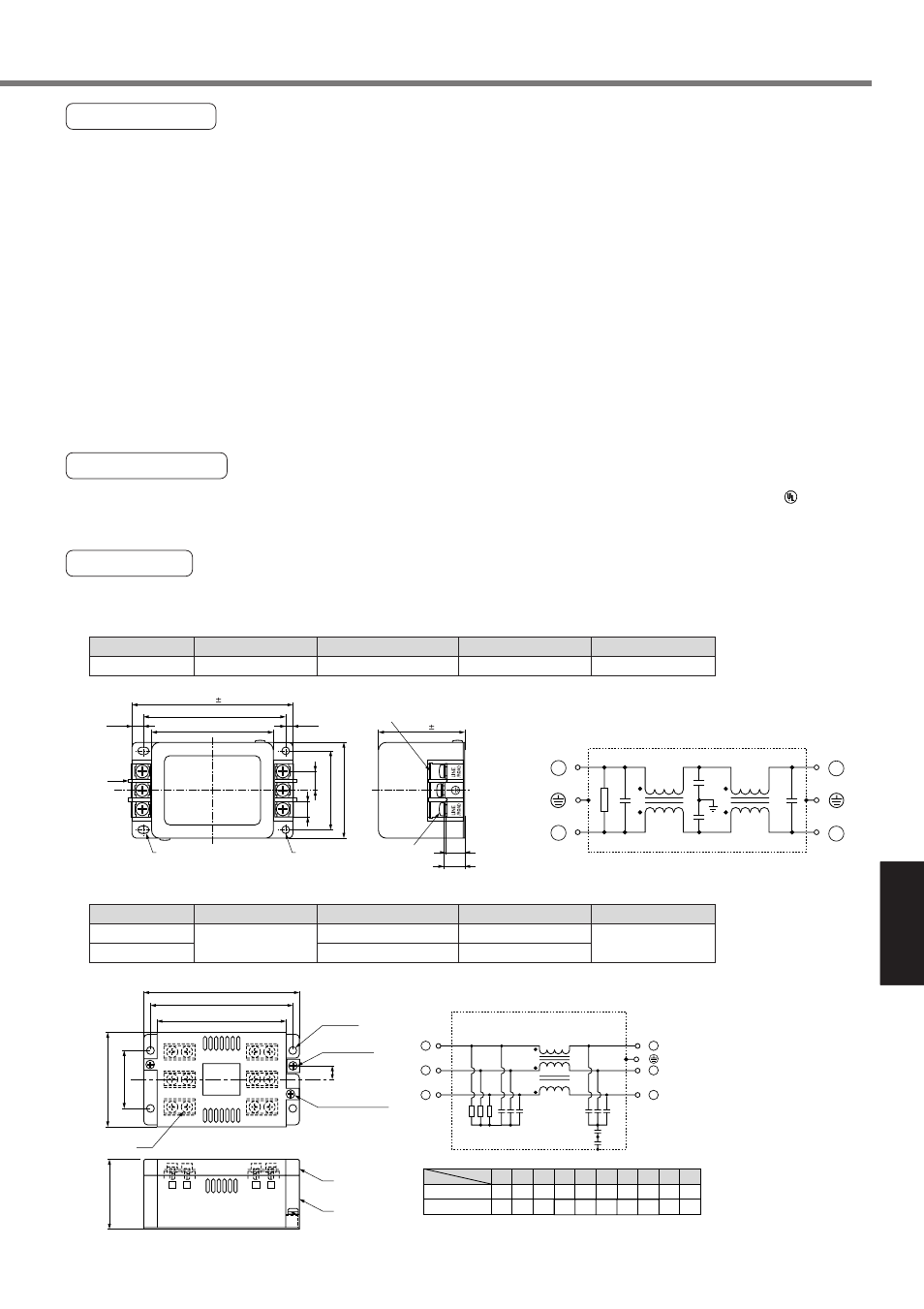 Supplement, Power supply, Circuit breaker | Noise filter | Panasonic MINAS A4P Series User Manual | Page 177 / 232