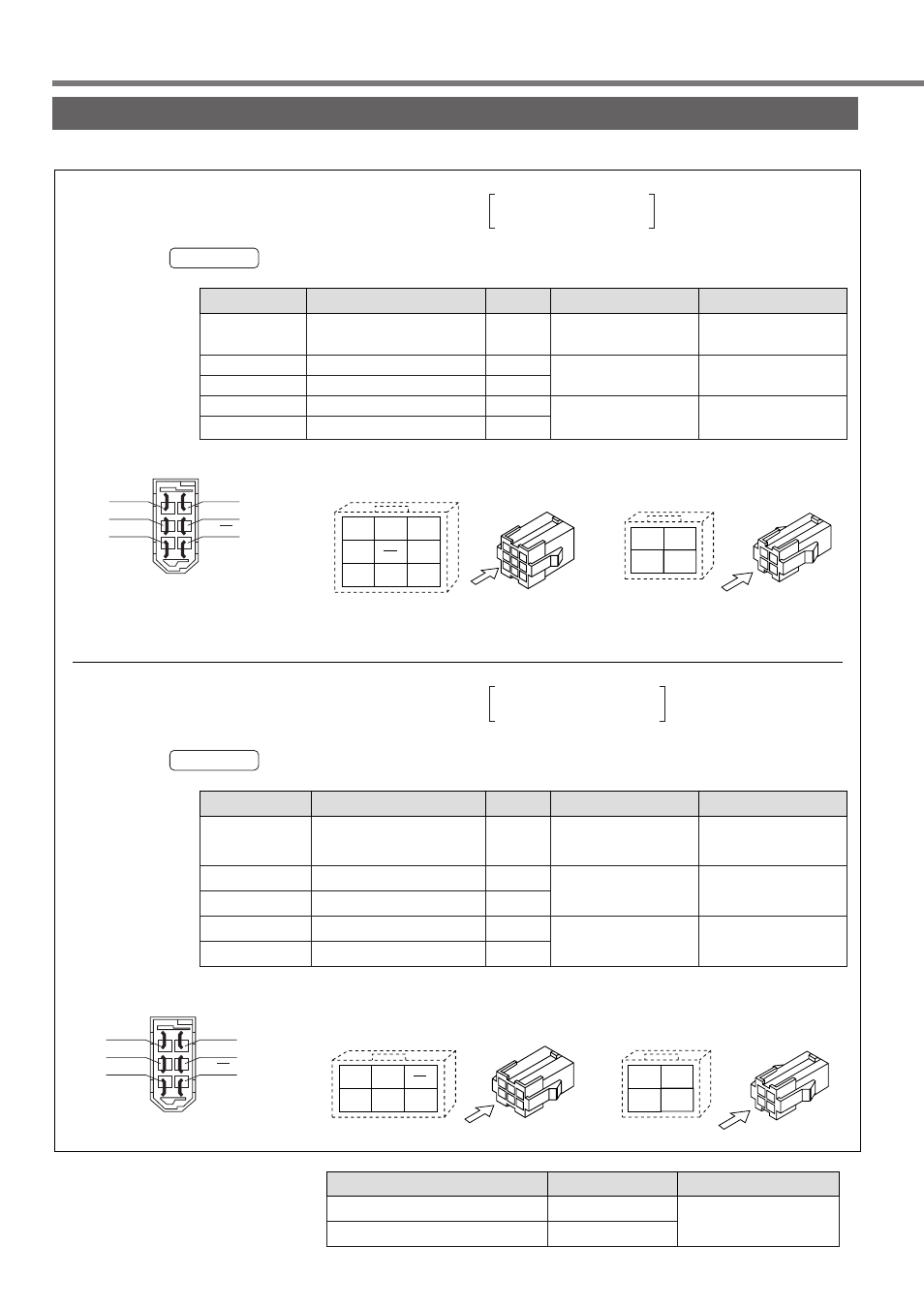 Options, Connector kit for motor/encoder connection, Applicable motor models | Panasonic MINAS A4P Series User Manual | Page 186 / 232