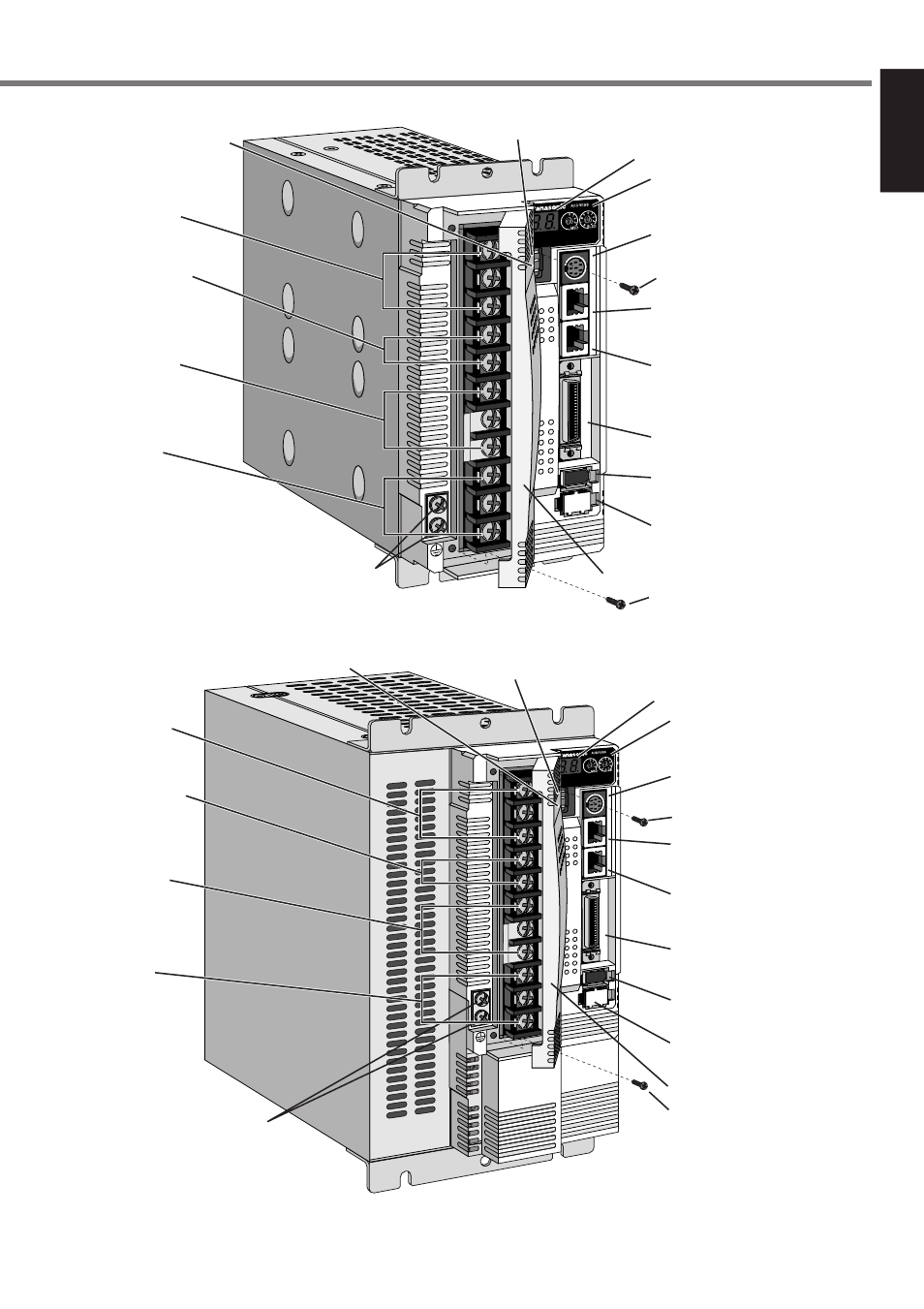 Before using the products, E and f-frame | Panasonic MINAS A4P Series User Manual | Page 19 / 232