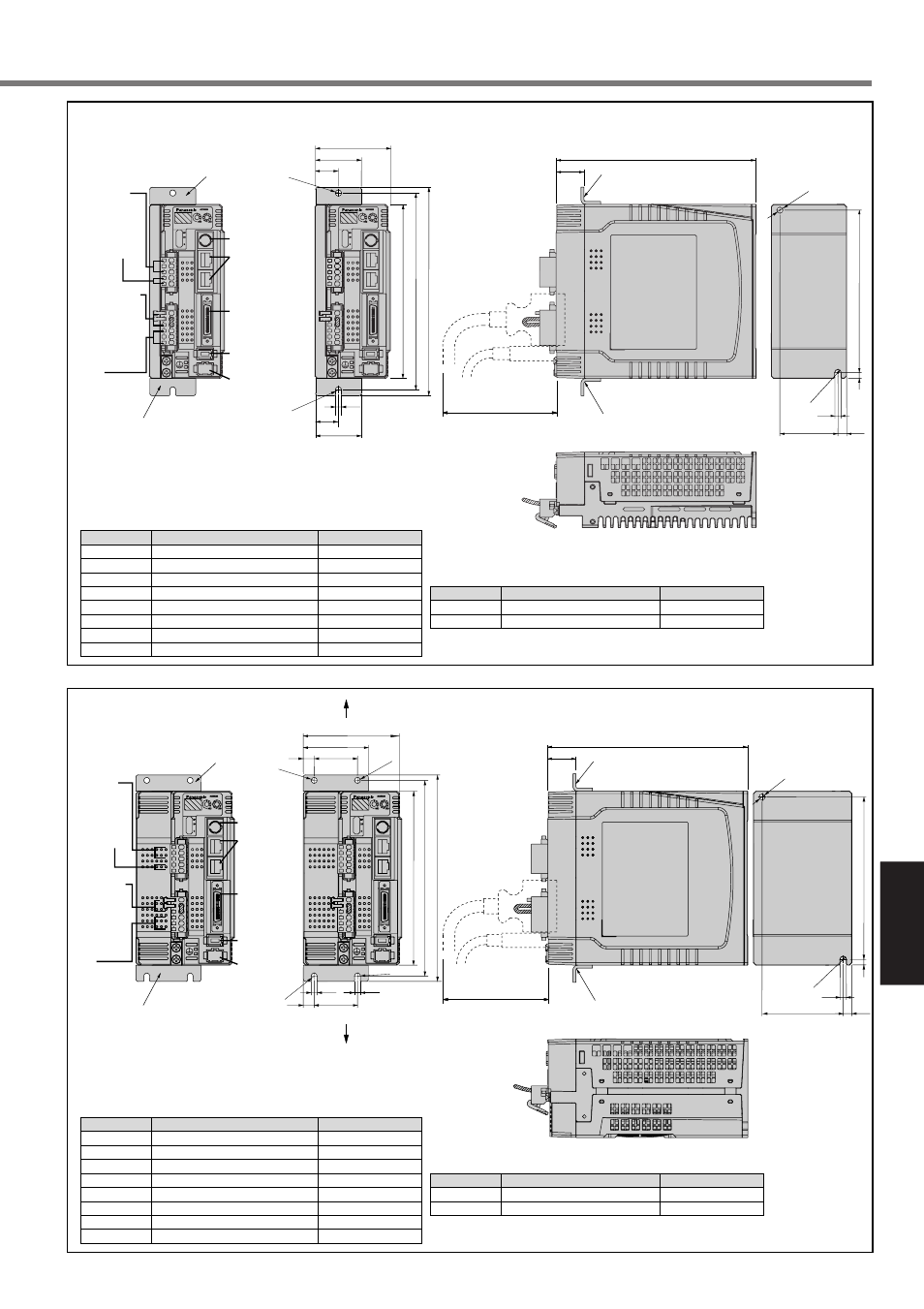 C-frame, D-frame, Supplement | Mass 1.5kg, Mass 1.7kg | Panasonic MINAS A4P Series User Manual | Page 193 / 232