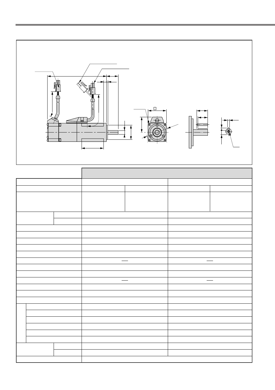 Dimensions (motor), Msmd series | Panasonic MINAS A4P Series User Manual | Page 196 / 232