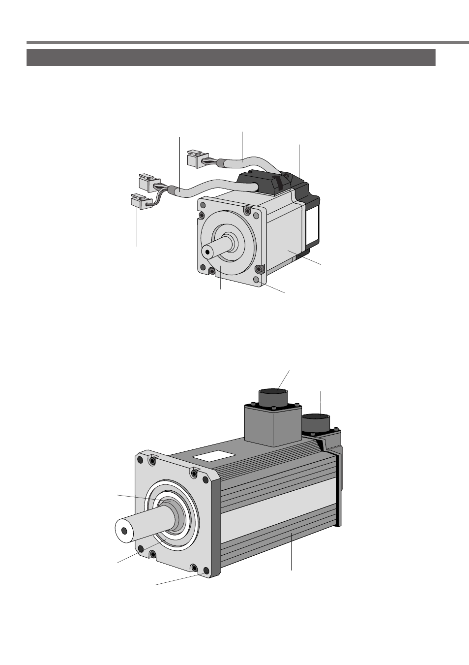 Motor, Parts description | Panasonic MINAS A4P Series User Manual | Page 20 / 232