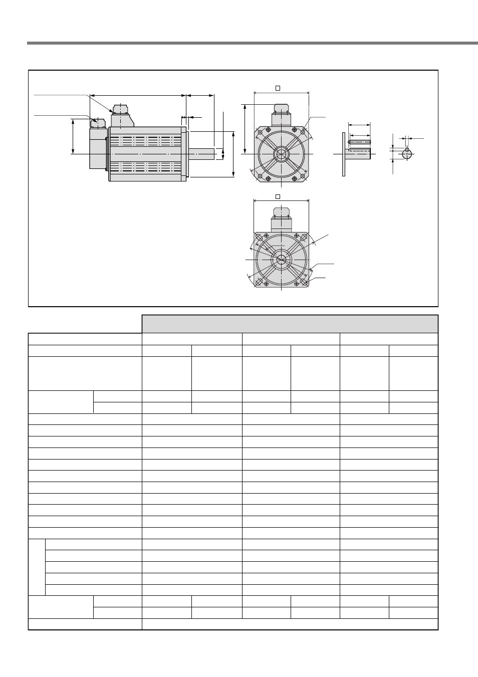Dimensions (motor), Msma 3.0kw to 5.0kw, Msma series | Panasonic MINAS A4P Series User Manual | Page 200 / 232