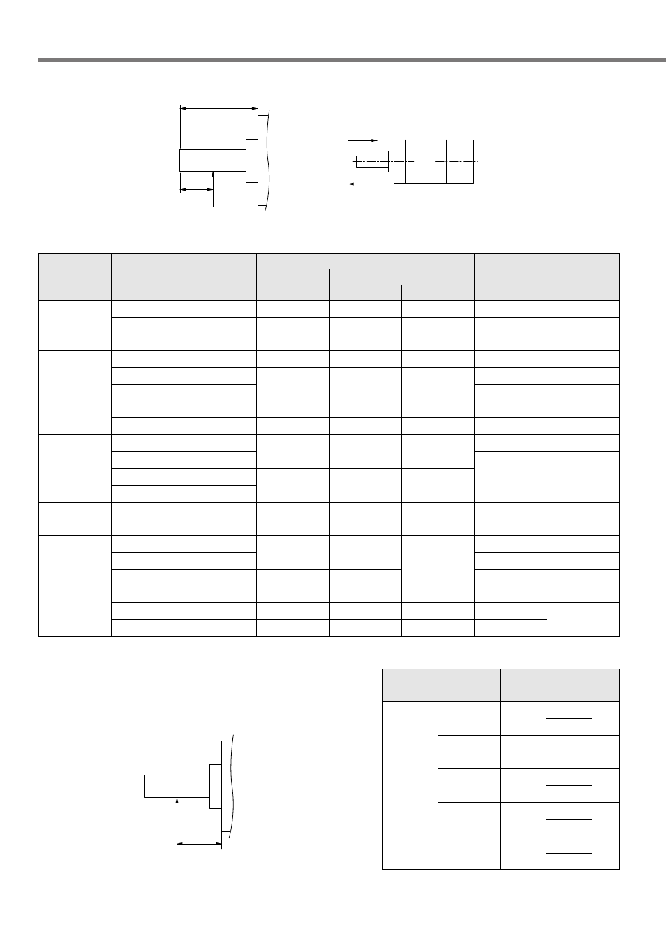 Permissible load at output shaft | Panasonic MINAS A4P Series User Manual | Page 210 / 232