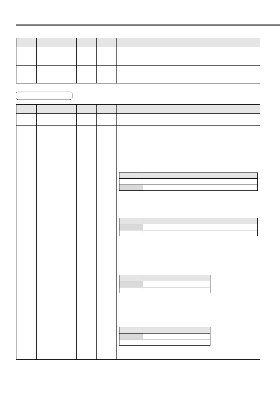 Parameter setup, Other parameters | Panasonic MINAS A4P Series User Manual | Page 76 / 232