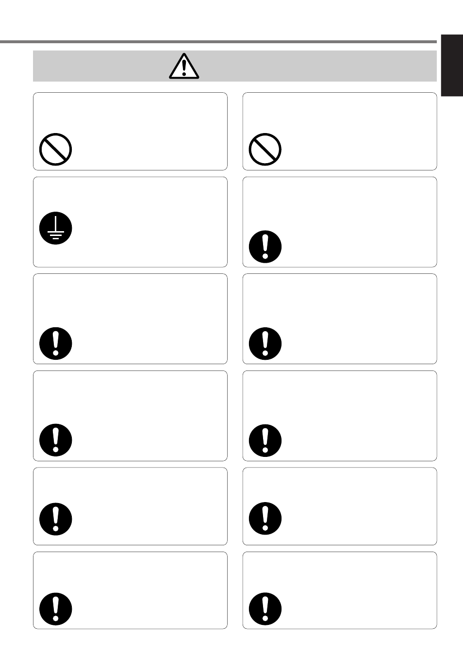 Danger | Panasonic MINAS A4P Series User Manual | Page 9 / 232