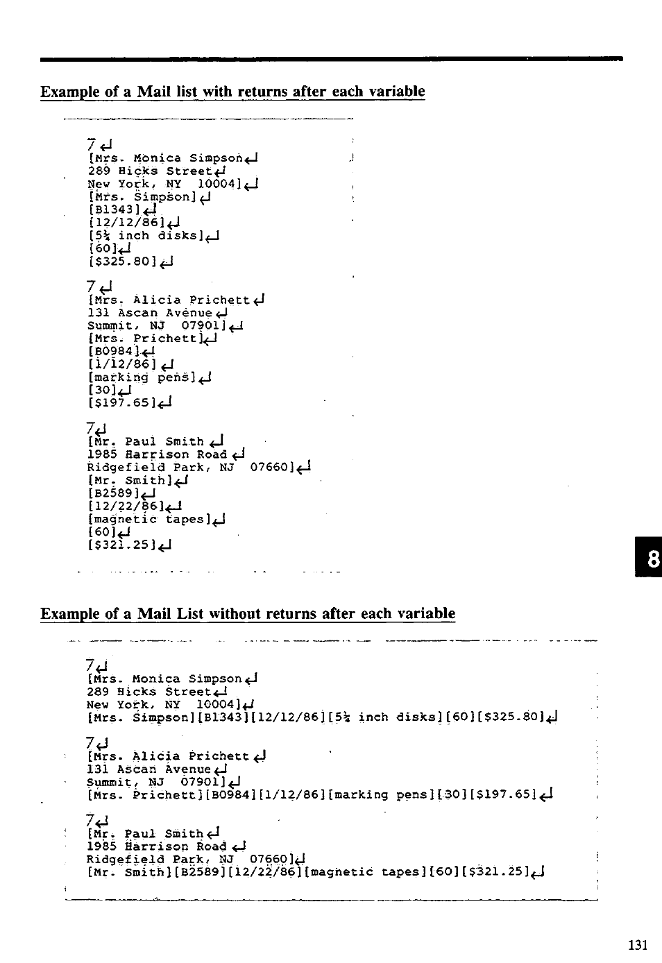 65]<j | Panasonic KX-E4500 User Manual | Page 141 / 252