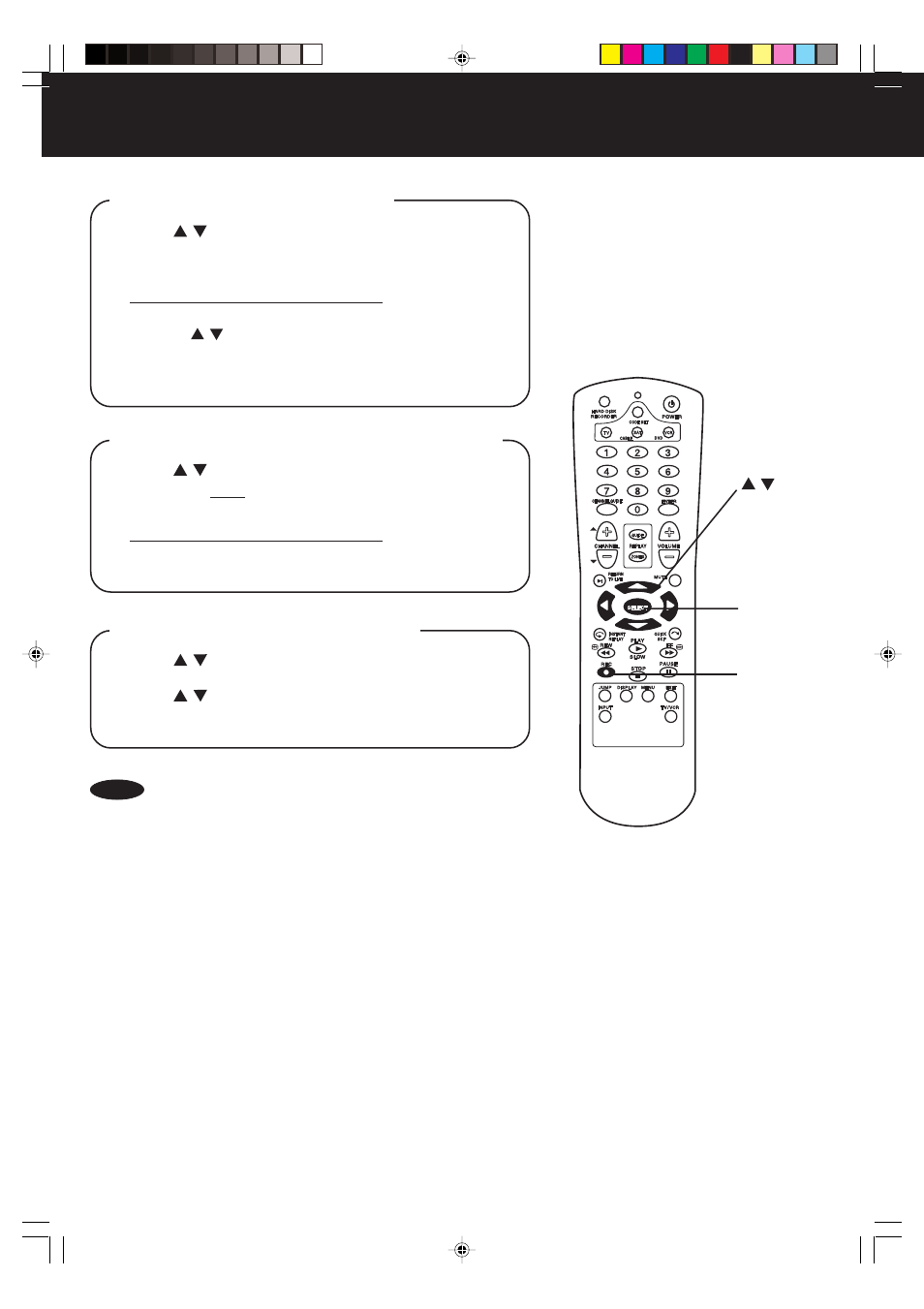 Recording shows, Continued) | Panasonic PV-HS3000 User Manual | Page 32 / 60