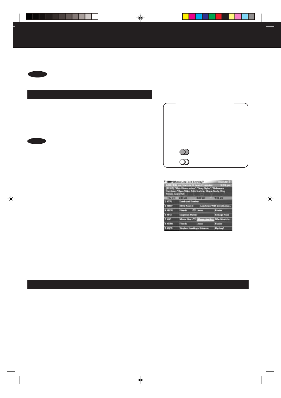 Managing recording space, Recording priorities, Guaranteed and non-guaranteed recording | Panasonic PV-HS3000 User Manual | Page 40 / 60